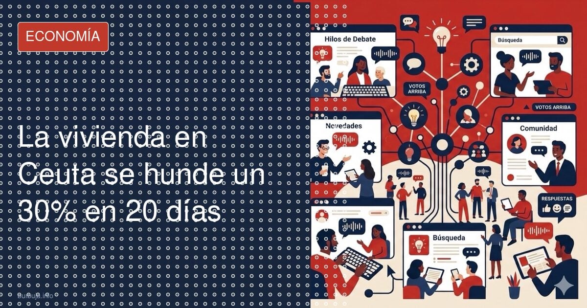 El precio de la vivienda en Ceuta se hunde un 30%