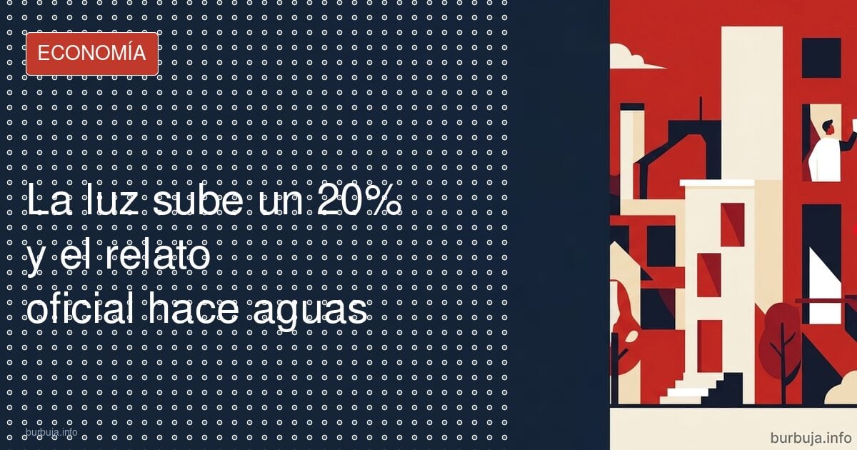 Sube la luz un 20%: ¿renovables para esto?