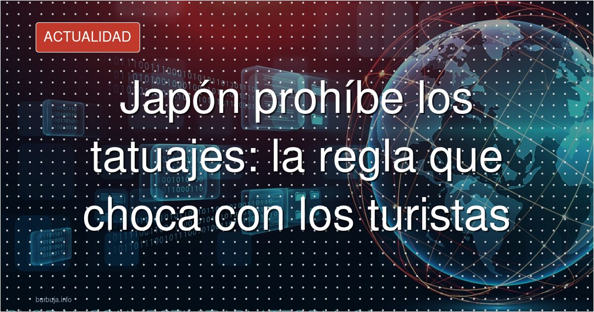 Un cartel japonés veta los tatuajes en la playa