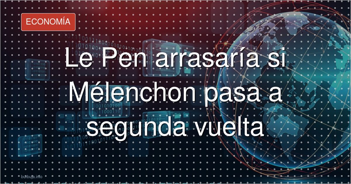 El miedo al 'viejo rojo' allana el Elíseo a Le Pen