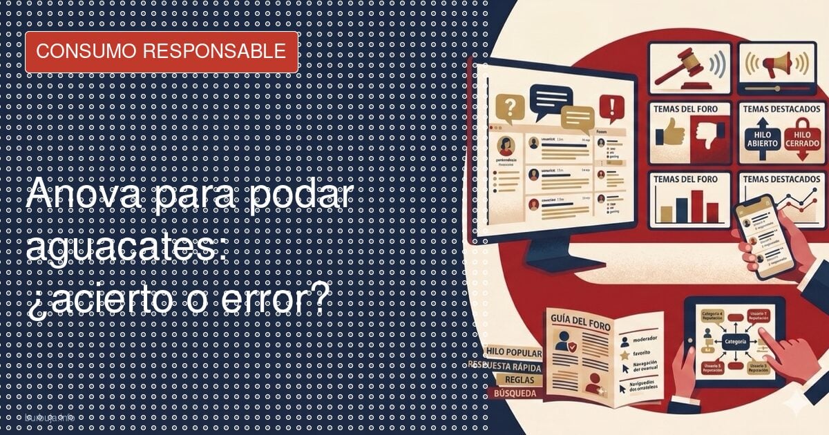 Anova para podar aguacates: 316 euros que sí amortizan