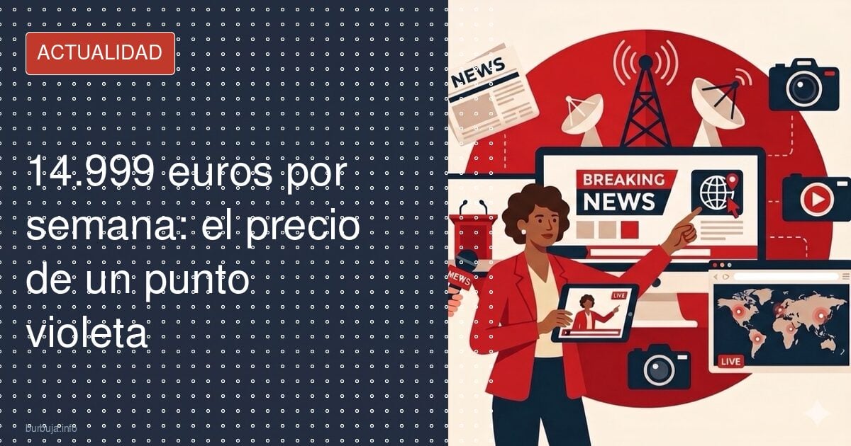 14.999 euros por semana: el precio de un punto violeta