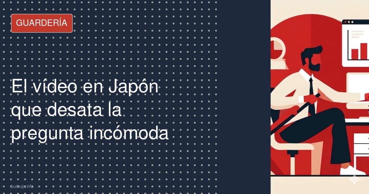 El vídeo en Japón que desata la pregunta incómoda