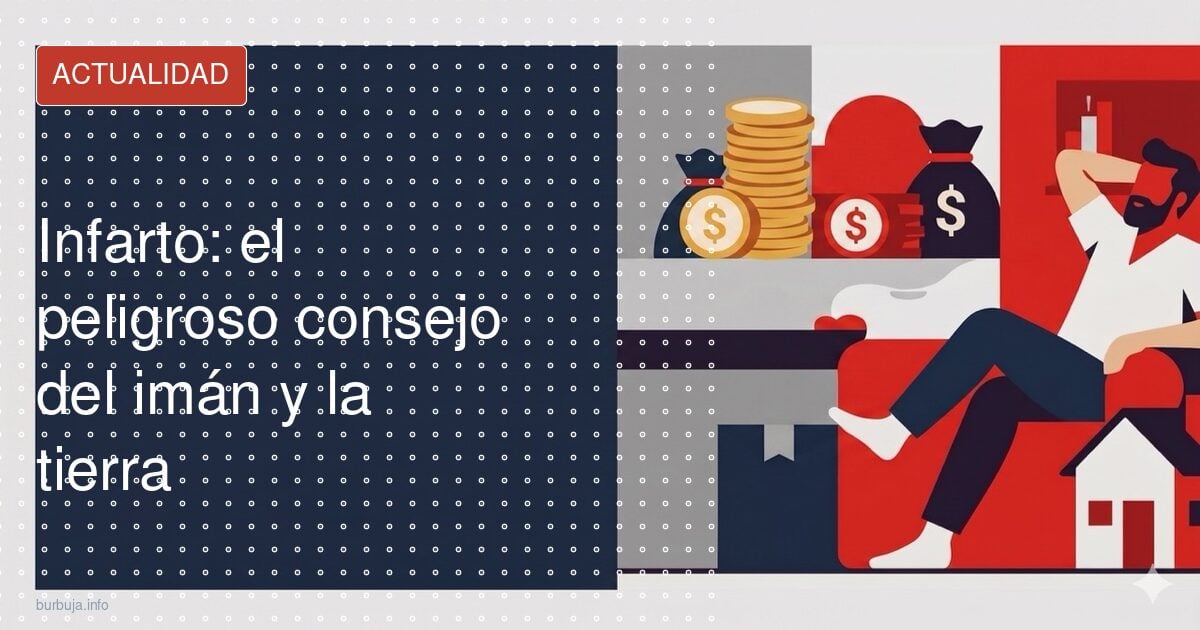 Infarto: el peligroso consejo del imán y la tierra
