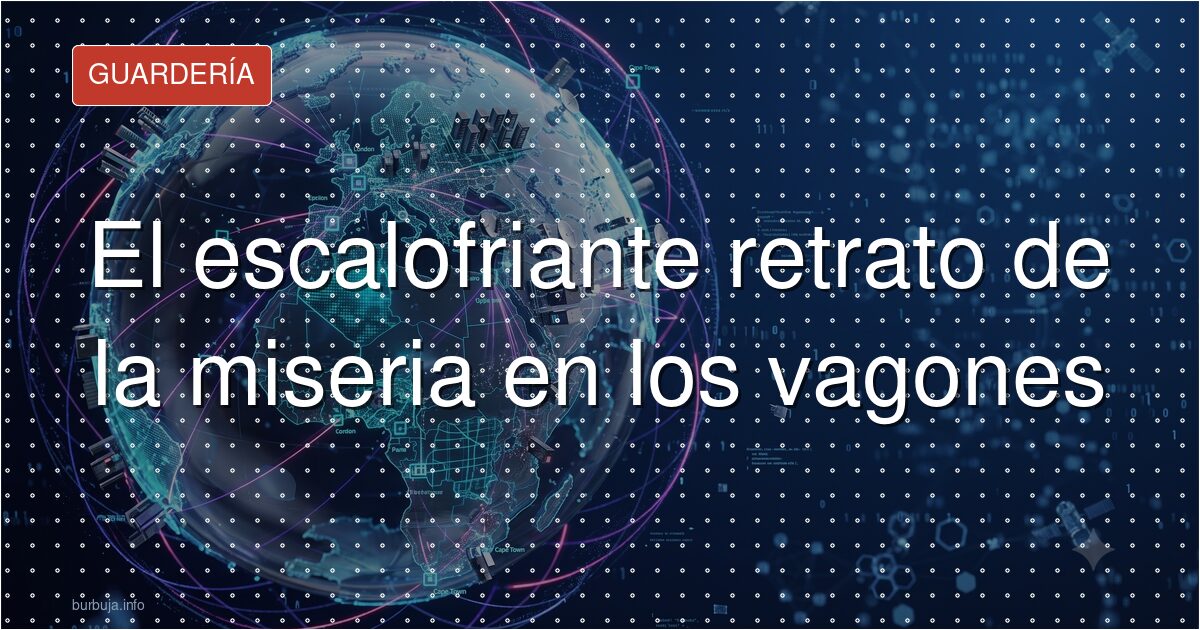 La foto del tren que desnuda nuestra indiferencia