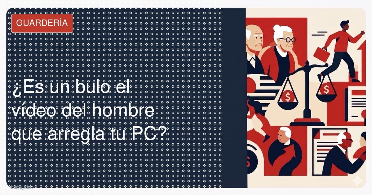 ¿Es un bulo el vídeo del hombre que arregla tu PC?