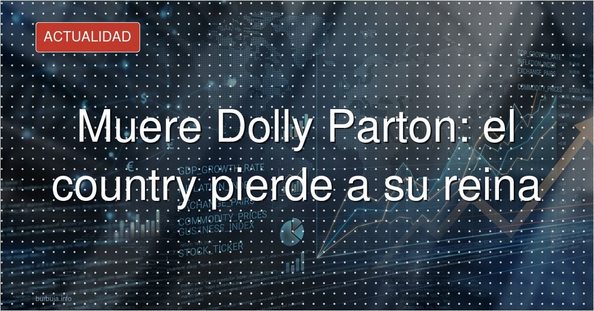 Retrato de Dolly Parton, la icónica cantante de country fallecida a los 80 años