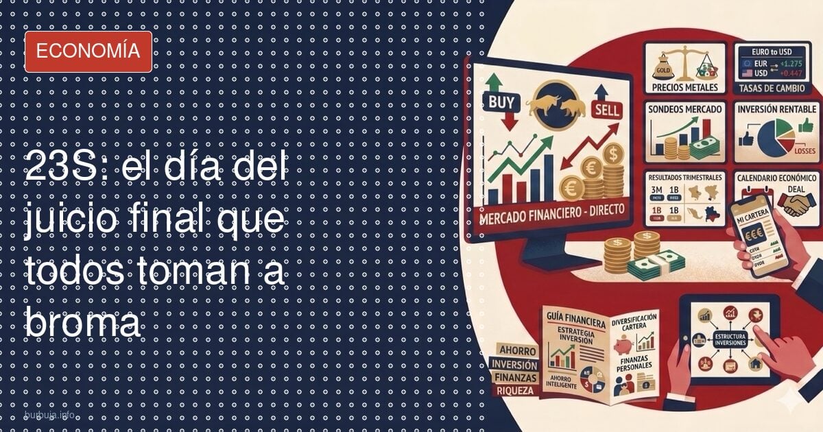 23S: el día del juicio final que todos toman a broma