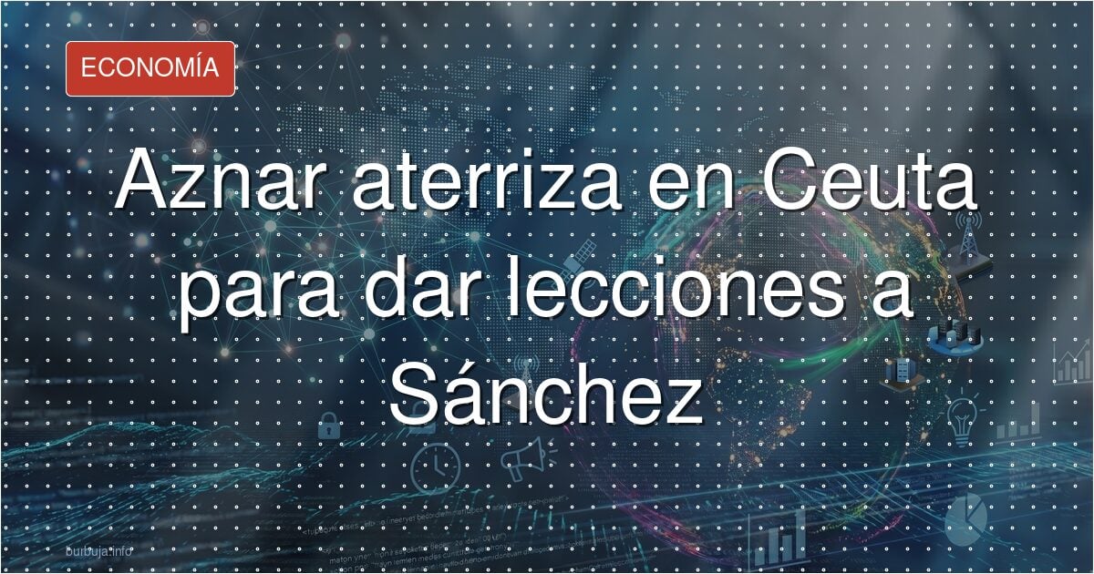 Aznar a Ceuta: ¿firmeza o postureo en la crisis?