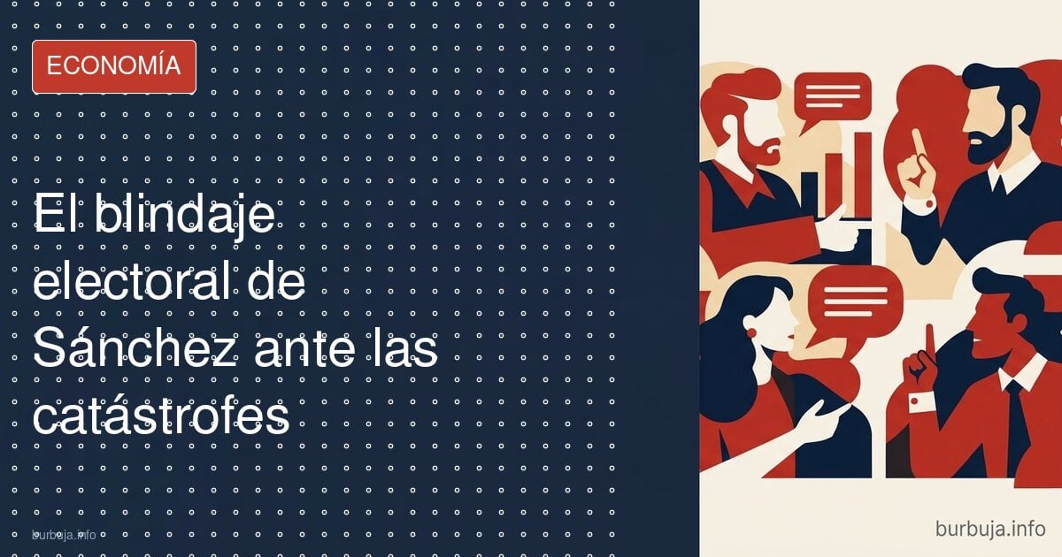 Ni volcán ni dana quitan votos a Sánchez