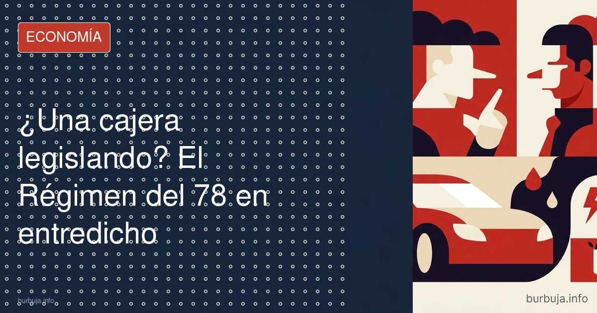¿Una cajera legislando? El Régimen del 78 en entredicho