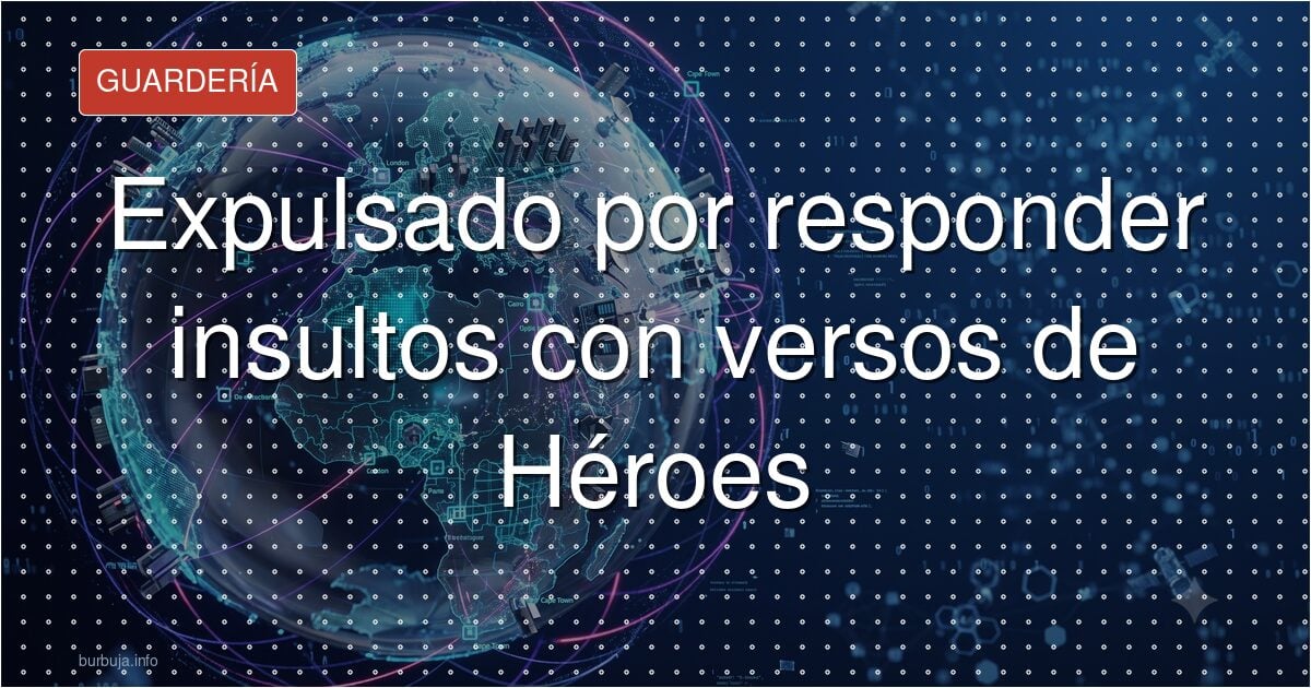 Expulsado por citar a Héroes del Silencio