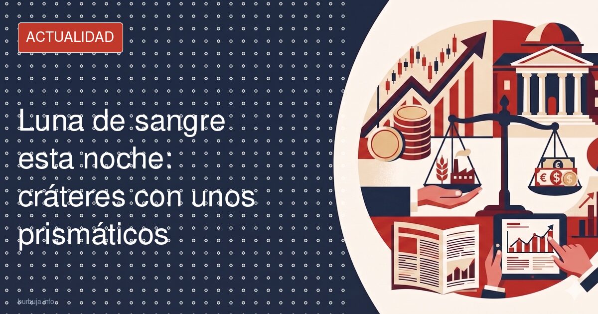 Luna de sangre esta noche: la cita que no te puedes perder