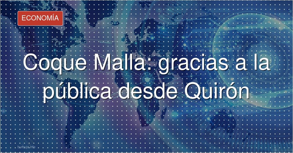 Coque Malla: gracias a la pública desde Quirón