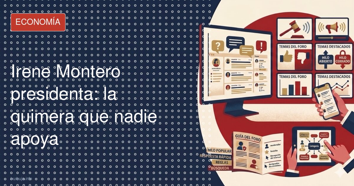 ¿Irene Montero presidenta? Escepticismo total