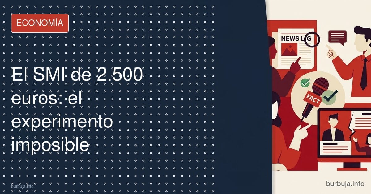 ¿Partir España en dos para probar el SMI de 2.500?