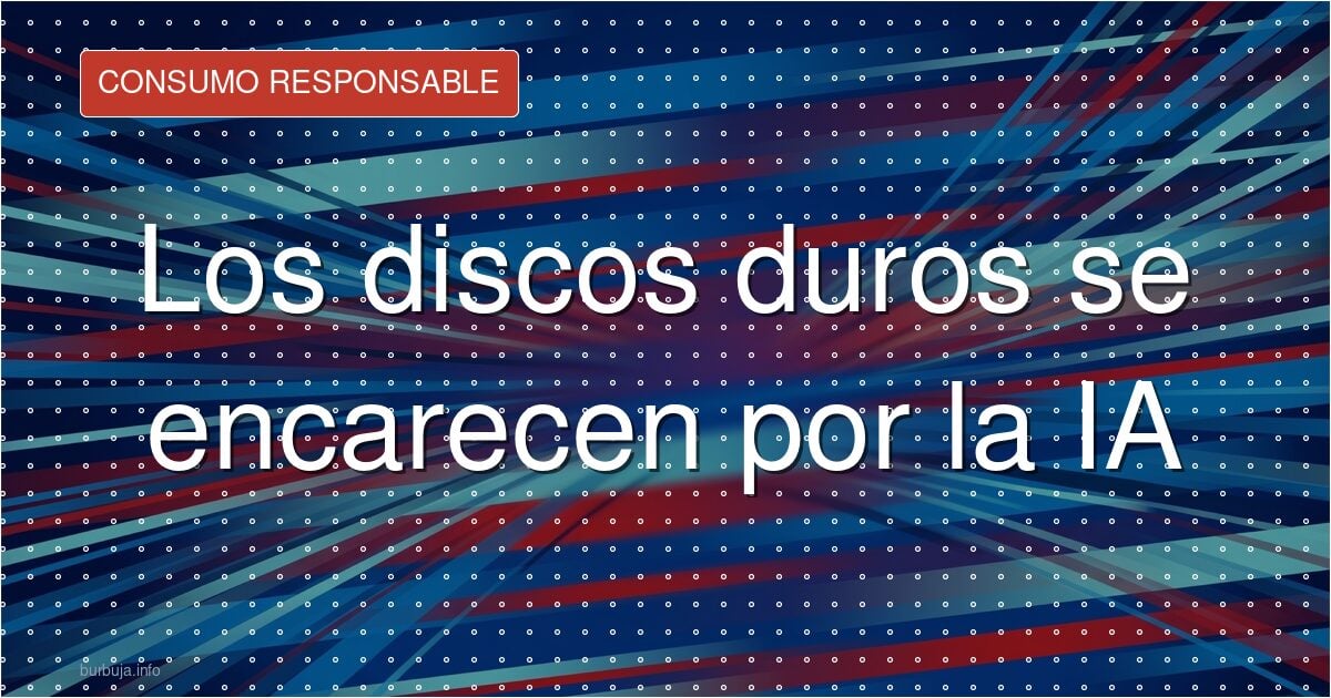 La IA dispara el precio de los discos duros: cien euros por tera