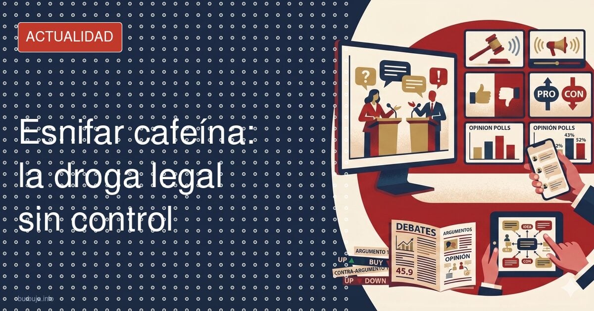 Cafeína intranasal: el ‘chute’ legal que nadie controla
