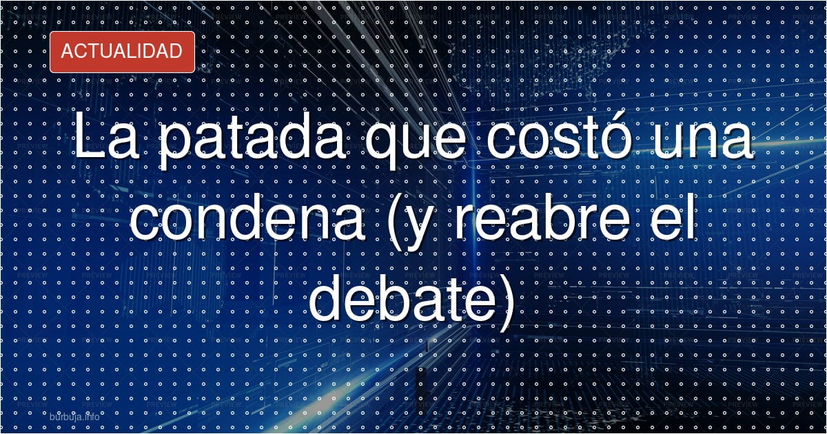 La patada al perro que acabó en condena
