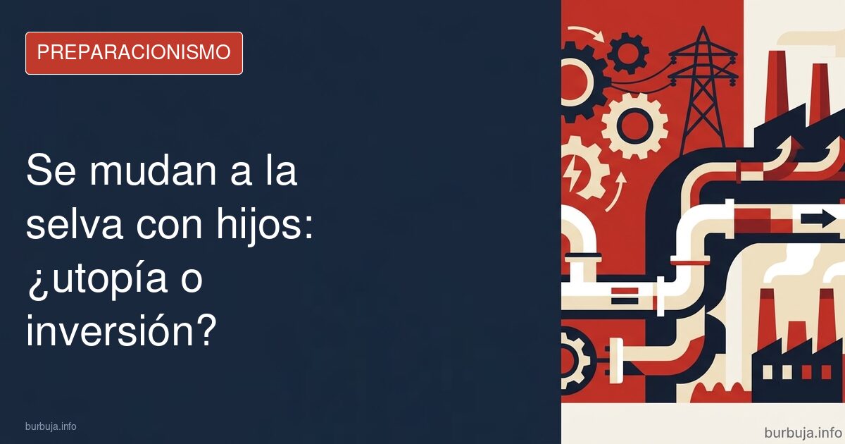 La nueva moda prepper: mudarse a la selva con hijos