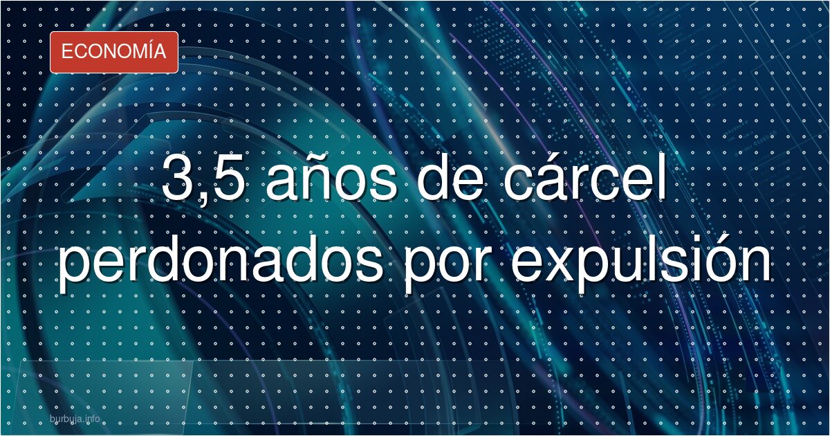 3,5 años de cárcel canjeados por un papel