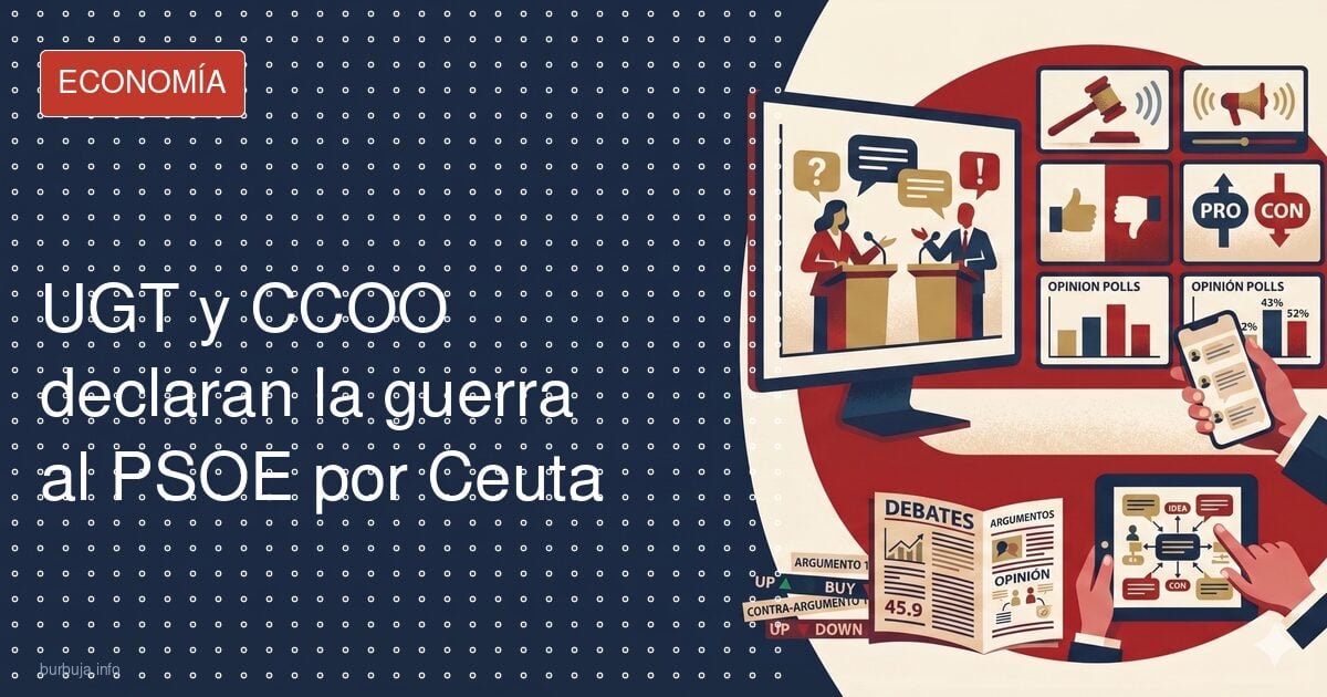 Sindicatos de Ceuta contra el PSOE: el pulso que nadie esperaba