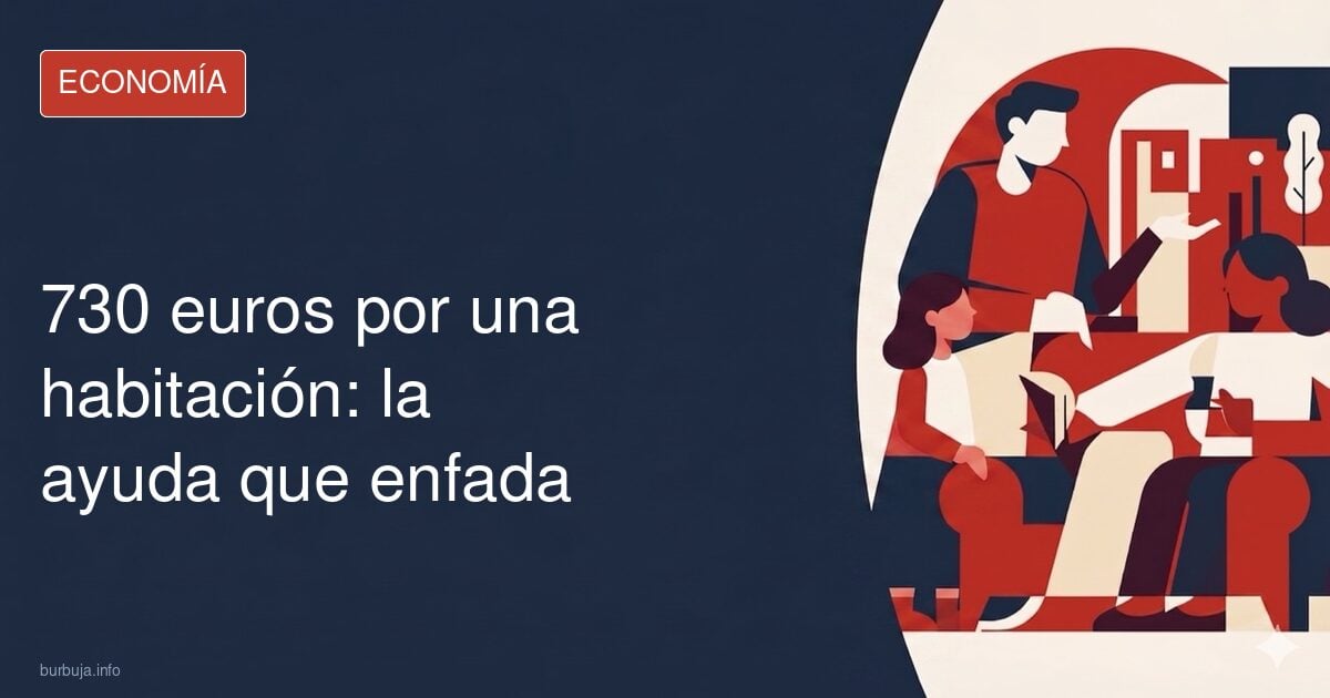 730 euros por una habitación: la ayuda que enfada