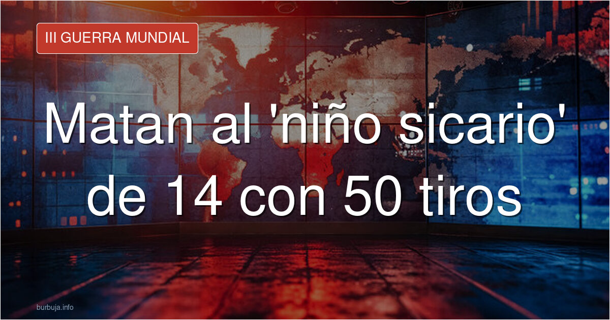 El 'niño sicario' de 14 años muere acribillado en Ecuador