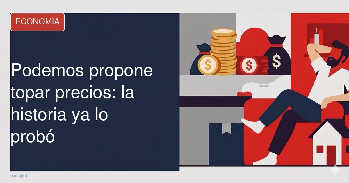 Topar precios: la receta de Podemos que ya probó Diocleciano