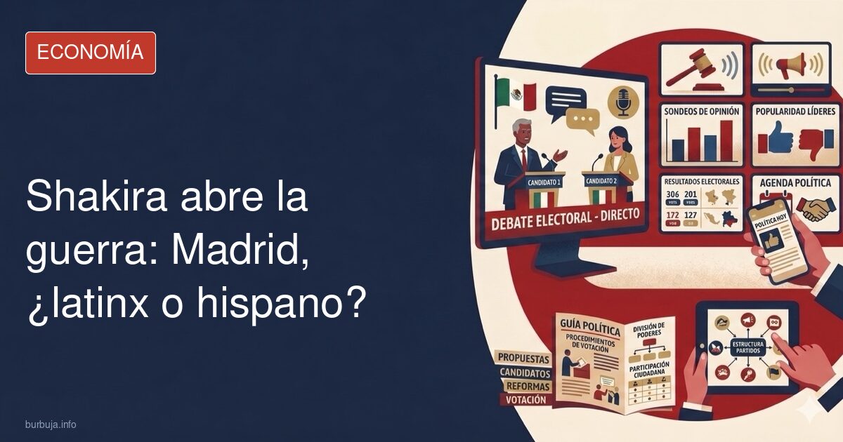 Shakira abre la guerra: Madrid, ¿latinx o hispano?