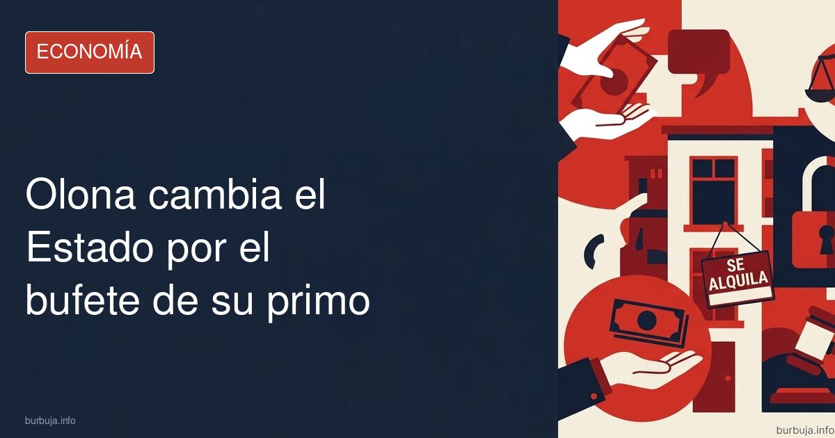 Olona deja el Estado por el bufete de su primo Choclán