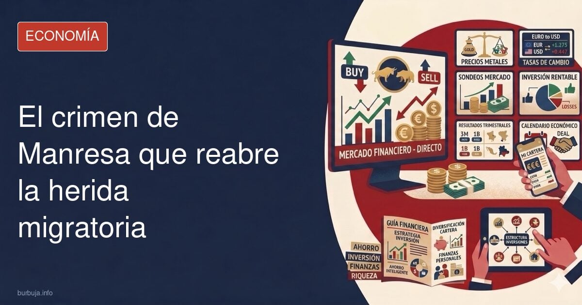 Escena de la ciudad de Manresa tras el crimen, reflejando la tensión social