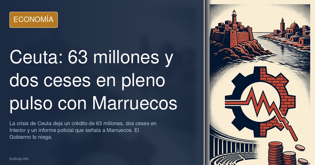 Ceuta: 63 millones y dos ceses en pleno pulso con Marruecos