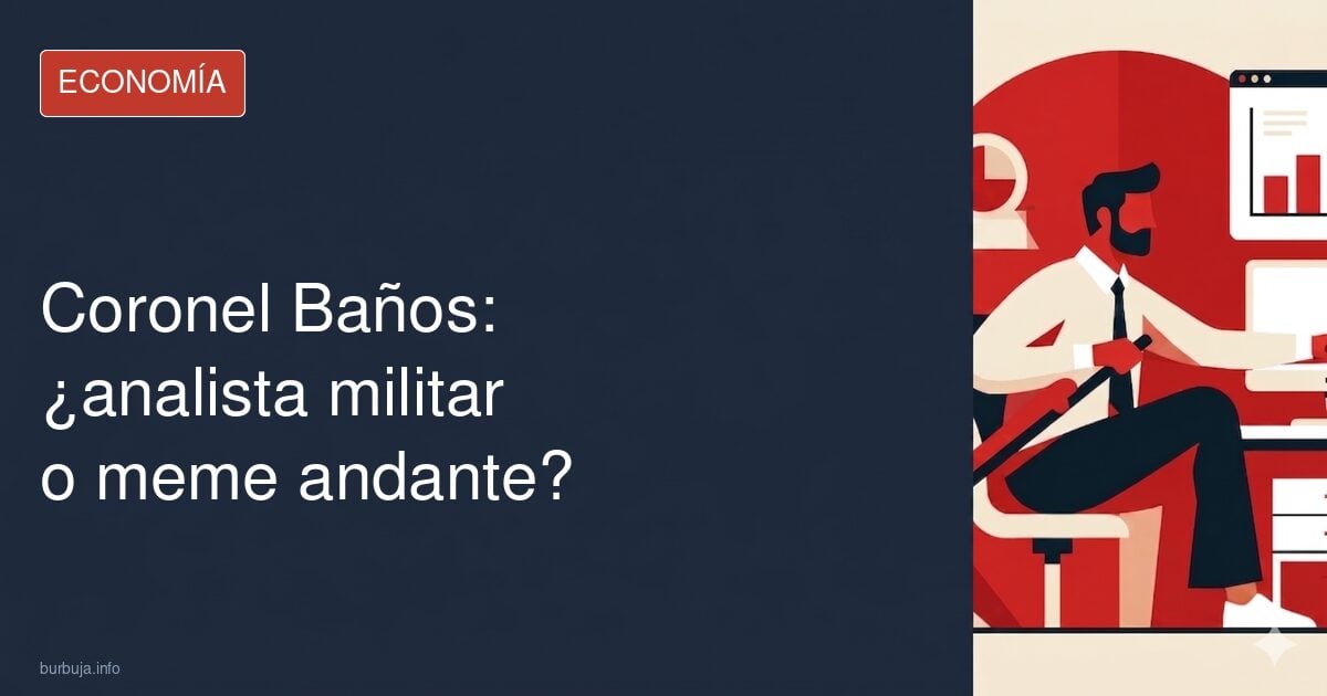 Coronel Baños: ¿analista militar o meme andante?