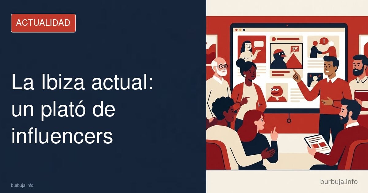La Ibiza actual: un plató de influencers