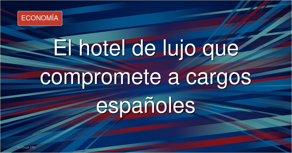 Hotel de lujo con vistas al mar en Tánger, escenario de las presuntas vacaciones pagadas a cargos españoles
