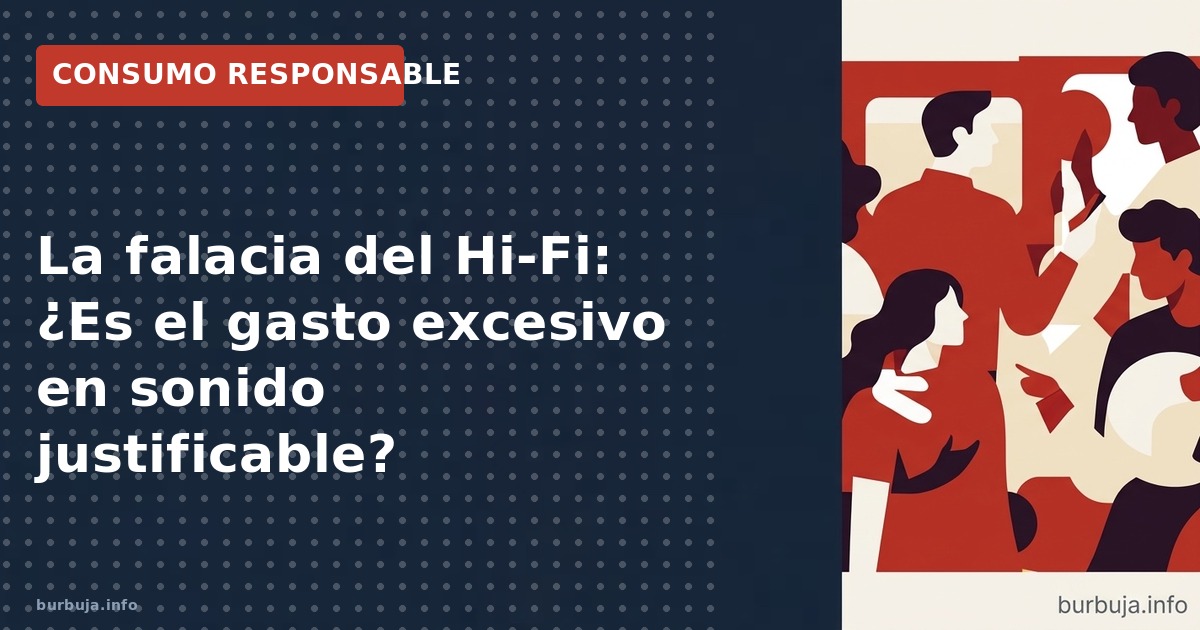 Análisis crítico sobre si el gasto excesivo en equipos de alta fidelidad realmente mejora la calidad de sonido o es una falac