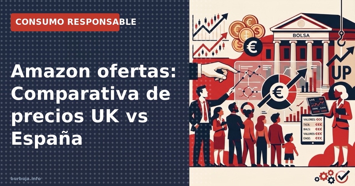 Análisis de precios Amazon UK vs Amazon ES. Descubra si los chollos son reales o solo diferencias logísticas y de mercado