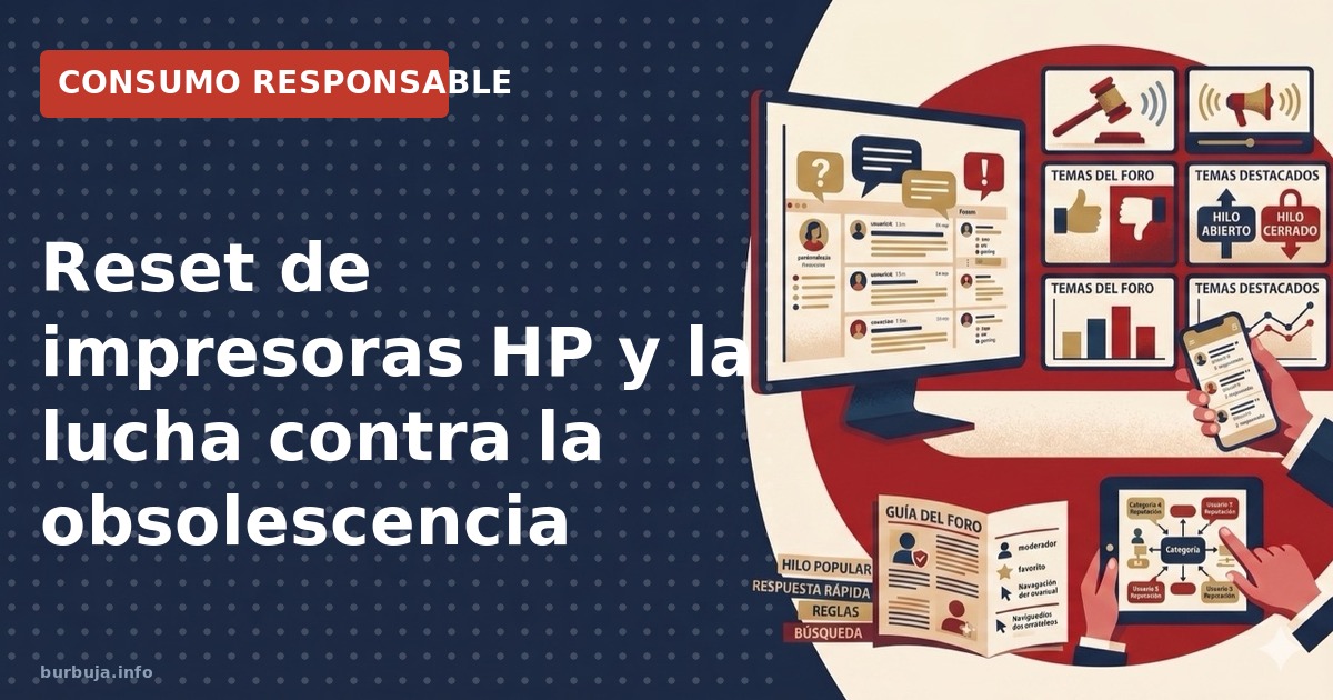 Descubre cómo resetear impresoras HP y Epson para combatir la obsolescencia programada y reducir costes.