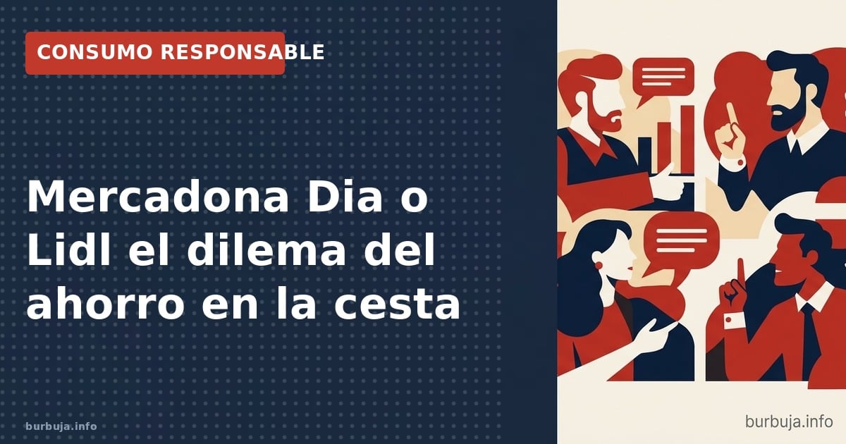 Mercadona vs Dia vs Lidl: Análisis de costes, calidad y estrategias de compra en supermercados.
