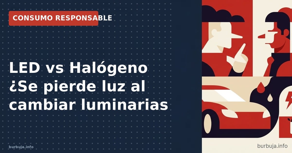 Análisis técnico de la sustitución de halógenos por LED: ¿Se mantiene la intensidad lumínica o se pierde rendimiento?