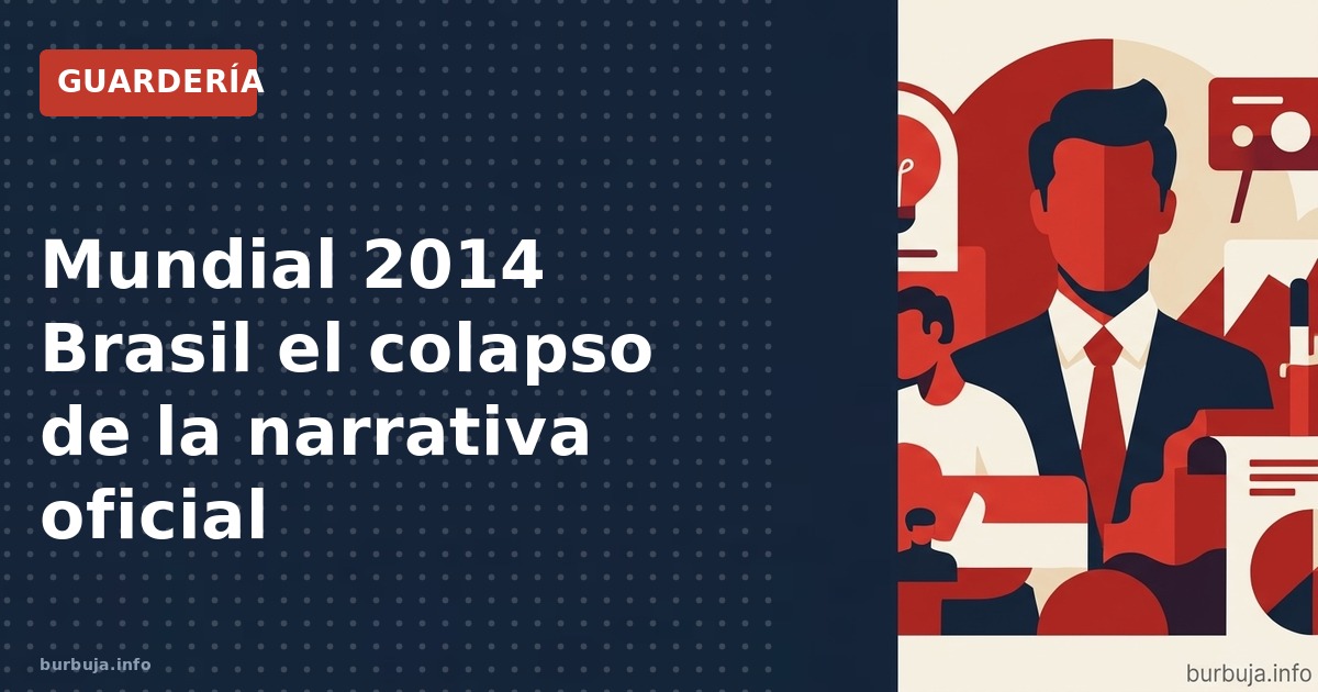 Análisis crítico del Mundial Brasil 2014: el colapso de la narrativa oficial y el rendimiento bajo presión