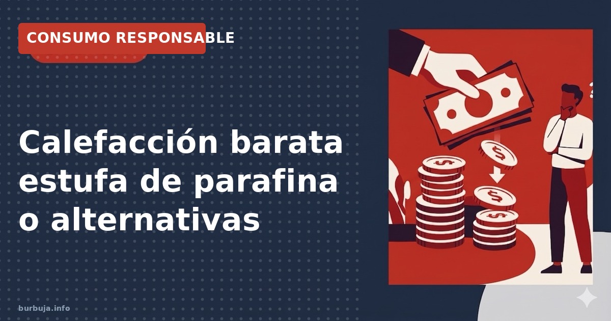 Análisis de estufas de parafina y butano: ¿Calefacción barata o riesgo financiero y de seguridad?