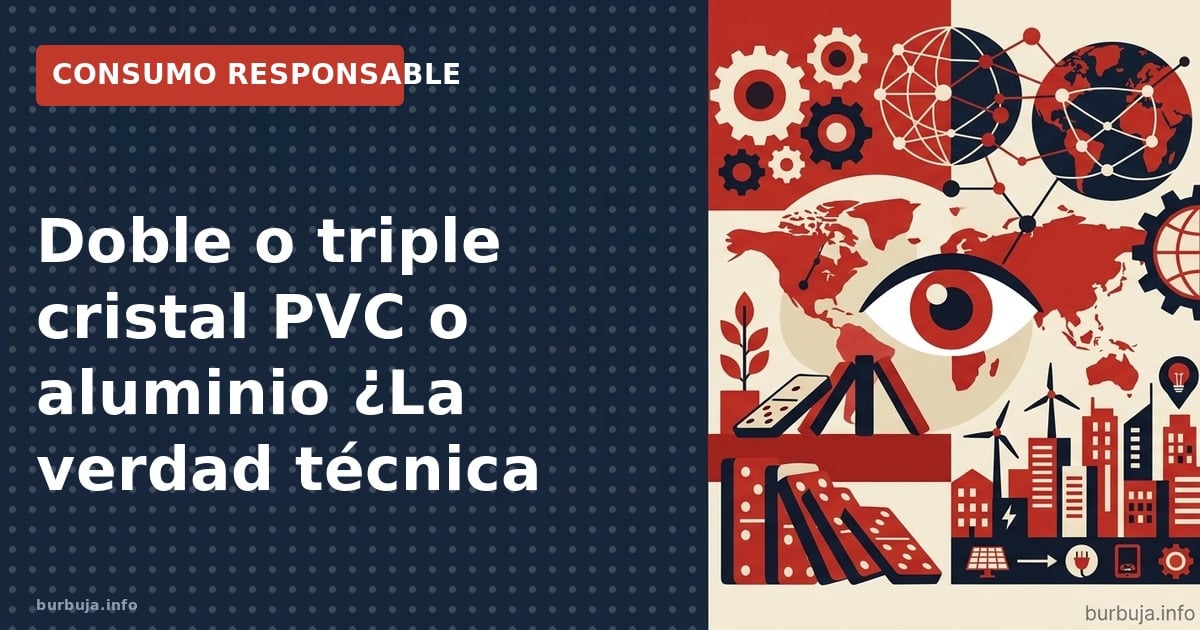 Guía técnica sobre ventanas: PVC vs aluminio y doble vs triple cristal. Analizamos la eficiencia real.