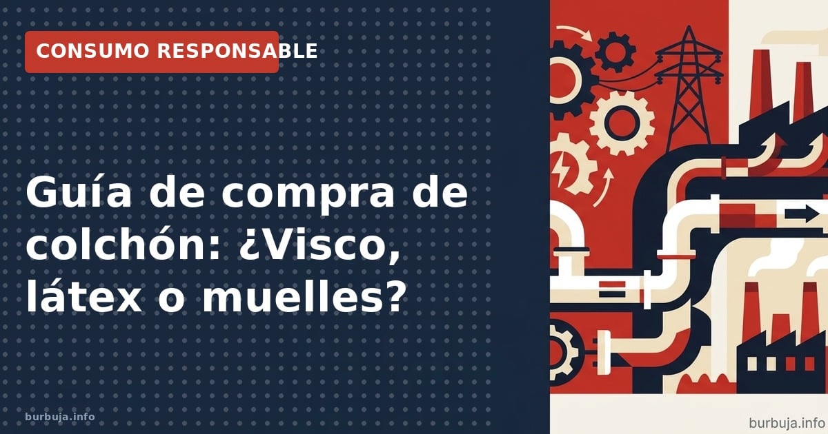 Guía de compra de colchón: Analizamos viscoelásticos, látex y muelles. Evita errores comunes y costes ocultos en tu inversión