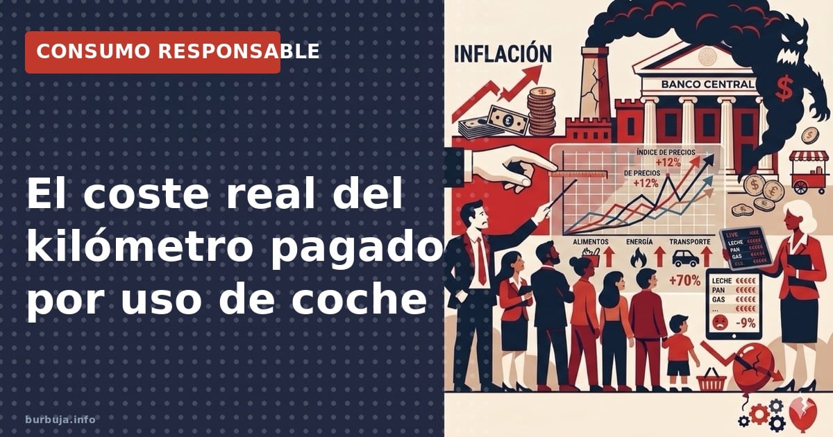 Análisis del coste real del kilómetro pagado por uso de coche. ¿0,19€ cubre seguros, depreciación y combustible?