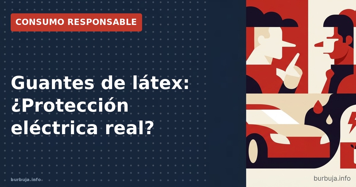 Guantes de látex: ¿Protección eléctrica real?