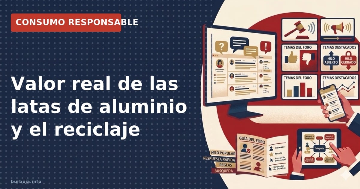 Latas de aluminio: ¿Se pueden vender por peso o es un coste oculto? Analizamos el valor real del reciclaje de refrescos.