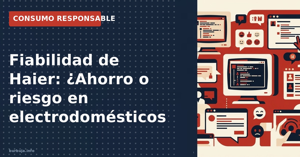 Fiabilidad de Haier: ¿Ahorro o riesgo en electrodomésticos