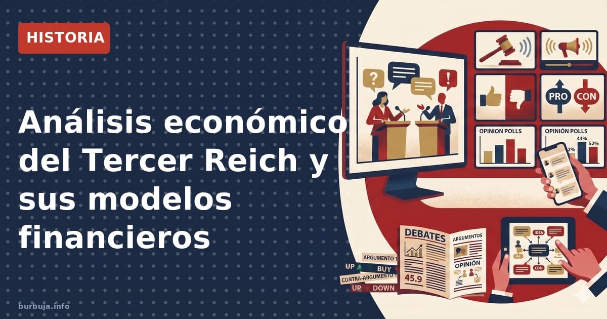 Análisis de la economía nazi: se comparan los salarios de 1928 y 1935 y se discute la sostenibilidad del modelo de gasto esta